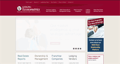 Desktop Screenshot of lodgingeconometrics.com